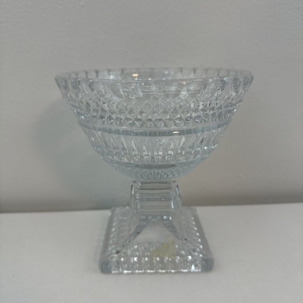 Vintage Bleikristall Crystal Compote Pedestal Bowl 24% Pb0 Lead Cry  W Germany